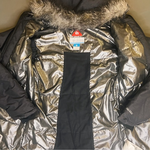 GIRLS M COLUMBIA NORDIC STRIDER WINTER JACKET/PARKA DARK GRAY - Picture 4 of 4